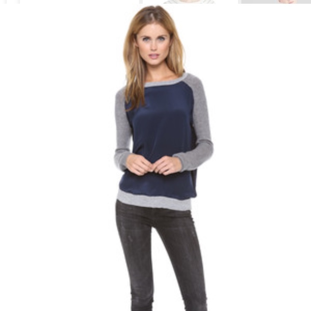 Vince Colorblock Raglan Sweater